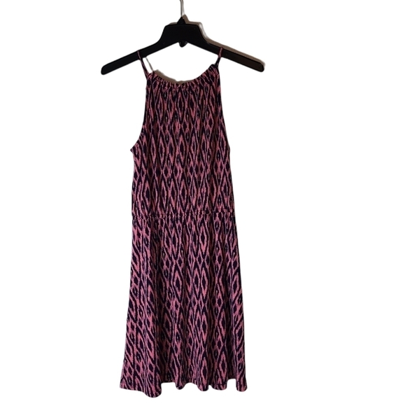 Banana Republic Pink Geometric Print Mini Dress Small Petite NWT - Picture 7 of 9